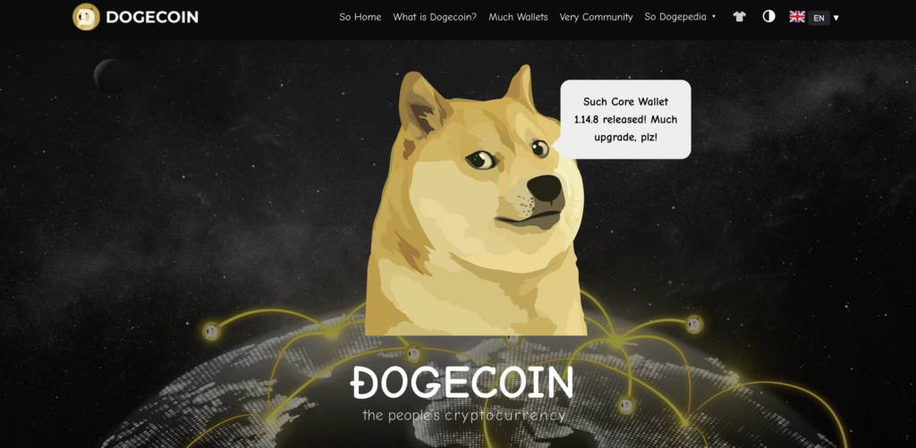 Dogecoin Website 